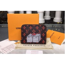 Louis Vuitton M63883 LV Transformed historic Monogram canvas Zippy Coin Purse Red