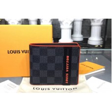 Louis Vuitton N62663 Multiple Wallet Damier Graphite Canvas