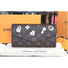 Louis Vuitton M60531 LV Sarah Wallet MY LV World Tour Monogram Canvas Wallet