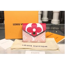 Louis Vuitton M62933 LV Zoe Wallet Calf Leather Pink