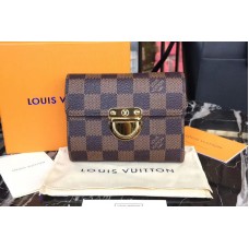 Louis Vuitton N60005 LV Victorine Wallets Damier Ebene Canvas