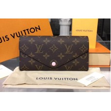 Louis Vuitton Monogram Canvas Josephine Wallet Rose Ballerine M41739