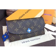 Louis Vuitton M63895 Emilie Wallet Monogram Canvas Blue jean