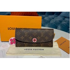 Louis Vuitton M68331 LV Emilie Wallets Monogram Canvas Pink