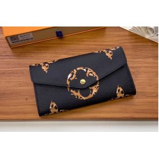 Louis Vuitton M60531 LV Sarah Wallets Black Monogram canvas