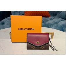 Louis Vuitton M63938 LV Tuileries Compact Wallet Monogram Canvas And Bordeaux Calf Leather