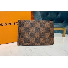 Louis Vuitton N61000 LV Pince Wallet Damier Ebene Canvas