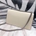 Gucci Dionysus Small Shoulder Bag In White Leather