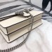 Gucci Dionysus Small Shoulder Bag In White Leather