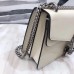 Gucci Dionysus Small Shoulder Bag In White Leather