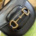 Gucci Horsebit 1955 Mini Top Handle Bag in Black Calfskin