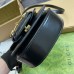 Gucci Horsebit 1955 Mini Top Handle Bag in Black Calfskin