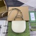 Gucci Horsebit 1955 Mini Top Handle Bag in White Calfskin