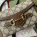 Gucci Horsebit 1955 Mini Bag in Beige GG Supreme Canvas