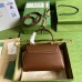 Gucci Horsebit 1955 Mini Handbag in Brown Leather