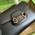 Gucci Horsebit 1955 Mini Handbag in Black Leather