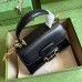 Gucci Horsebit 1955 Mini Handbag in Black Leather