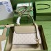 Gucci Horsebit 1955 Mini Handbag in White GG Supreme Canvas