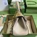 Gucci Horsebit 1955 Mini Handbag in White GG Supreme Canvas