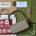 Gucci Horsebit 1955 Small Chain Bag in Beige GG Supreme Canvas