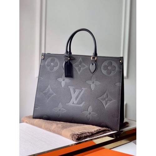 Louis Vuitton, Bags, Louis Vuitton Louis Vuitton Monogram Implant On The  Go Gm M44925 Tote Bag 2wa