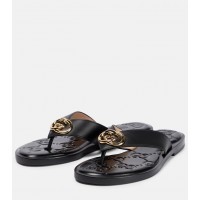 Gucci women's interlocking g thong sandal