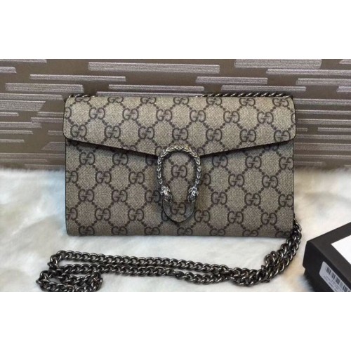 Gucci 401231 Dionysus GG Supreme chain wallet Red - iReplicaBags ...