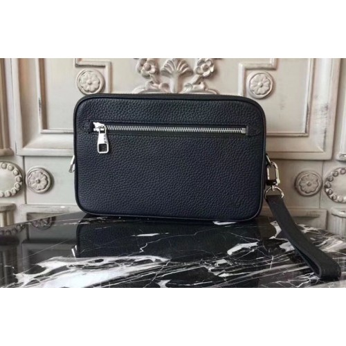 Louis Vuitton M51823 LV Kasai Clutch Taurillon leather Bags Black ...