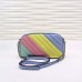 Gucci Leather Gg Marmont Small Shoulder Camera Bag 447632 Multicolored Pastel 2020