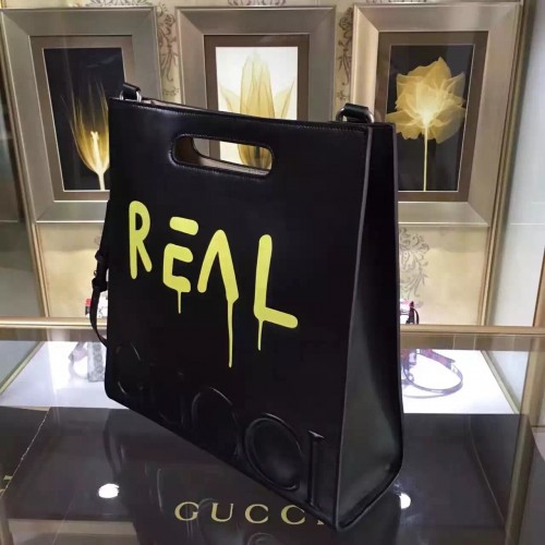 Gucci GucciGhost Leather Tote