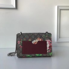 gucci floral padlock bag