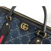 Gucci Medium GG velvet duffle 574966 Blue