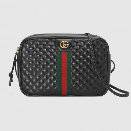 gucci leather small shoulder bag