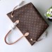 Louis Vuitton Monogram Canvas Neverfull MM tote M40996 Fuchsia