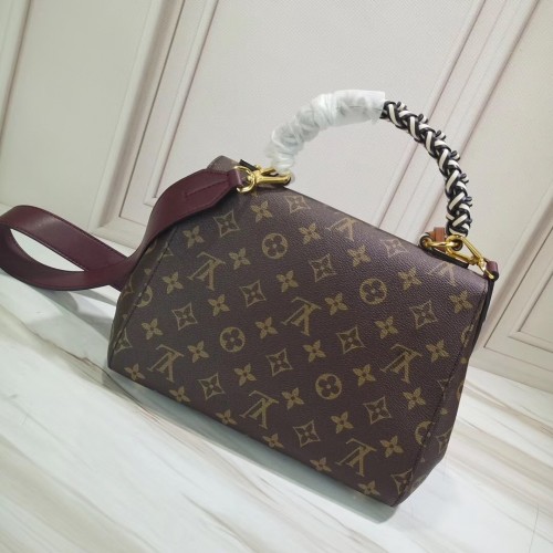 Louis Vuitton Braided Handle Monogram Canvas Cluny BB Bag M43982 2019