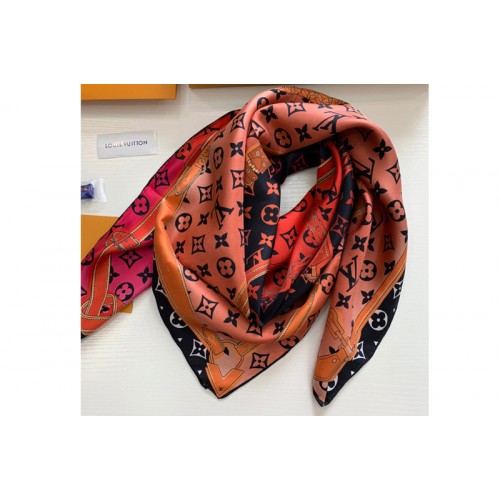 Louis Vuitton M76145 LV Rising Confidential square Scarf 100% silk with ...