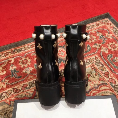 Gucci boots with bees and stars best sale