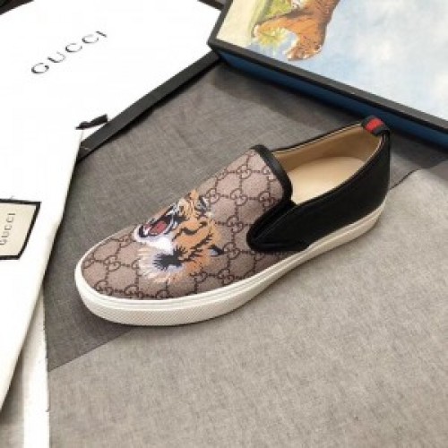 gucci tiger slip ons