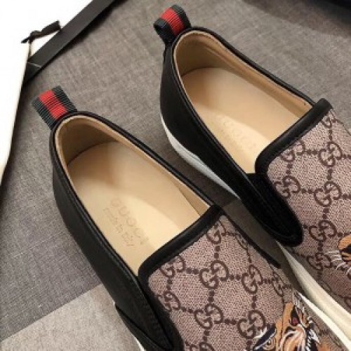 gucci tiger slip ons