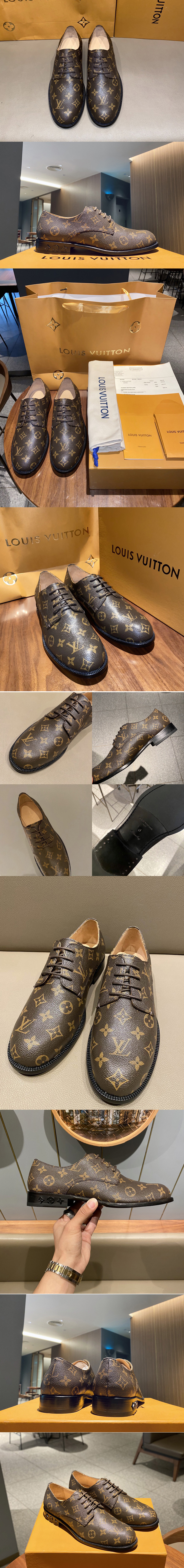 Replica Louis Vuitton 1A5GKH LV Voltaire derby Shoe in Monogram Canvas