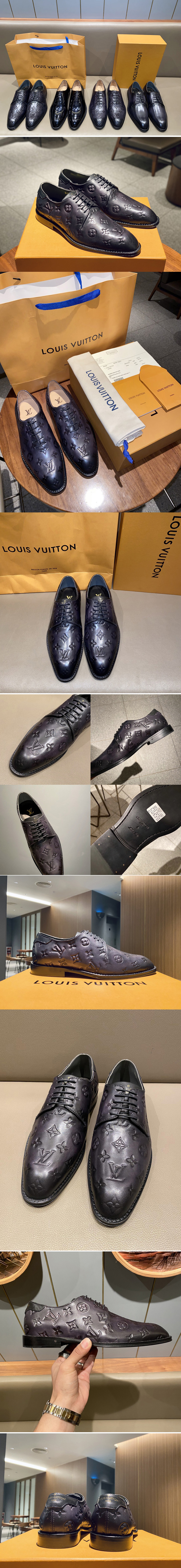 Replica Louis Vuitton 1A5GKH LV Voltaire derby Shoe in Monogram Canvas