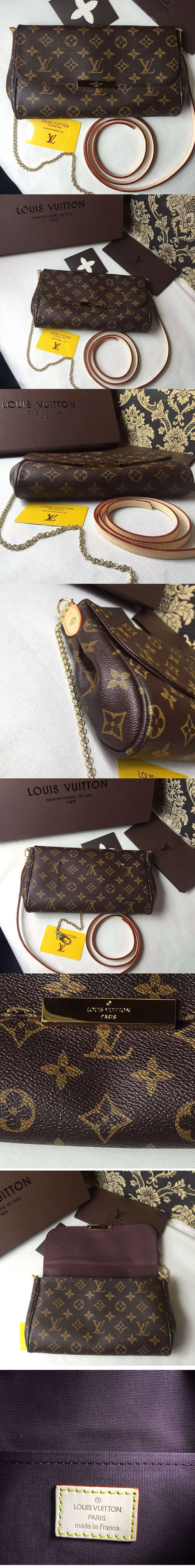 Replica Louis Vuitton M40718 Favorite MM Monogram Canvas Bags