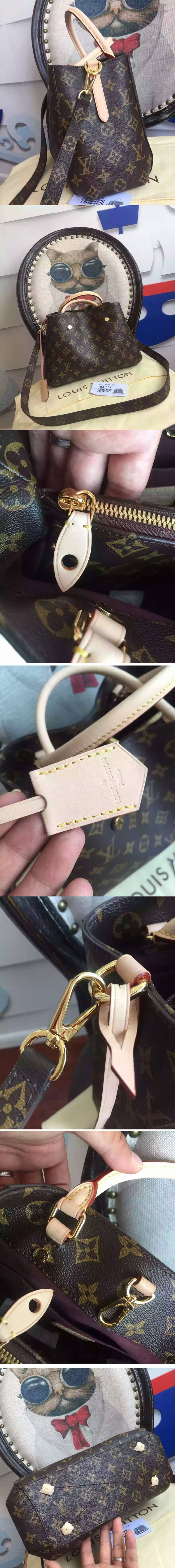 Replica Louis Vuitton M41056 Montaigne MM Monogram Canvas Bags