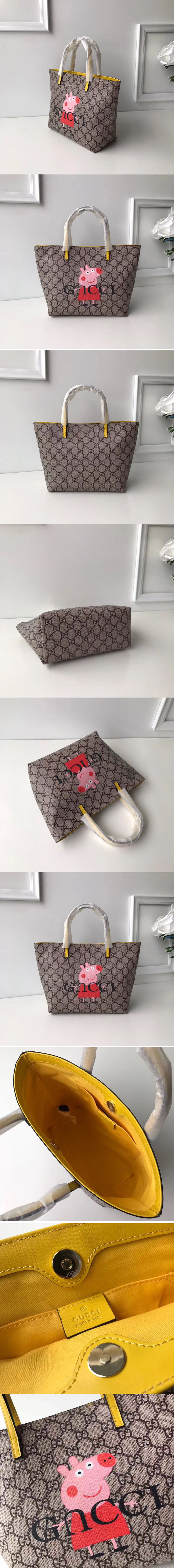 Replica Gucci 410812 Children's GG Tote Bags Peppa Pig