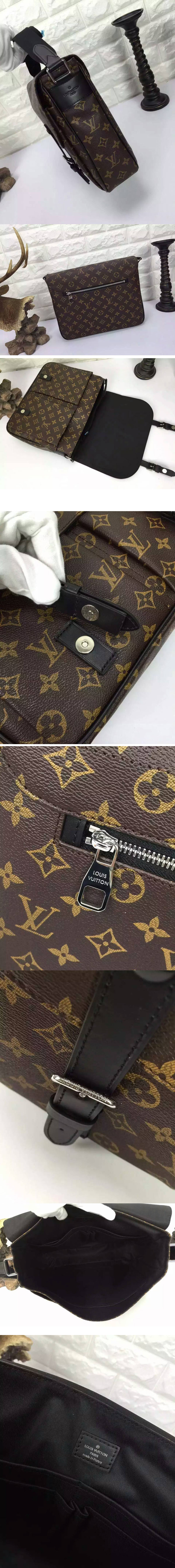 Replica Louis Vuitton M41643 Monogram Macassar Christopher Messenger Bags