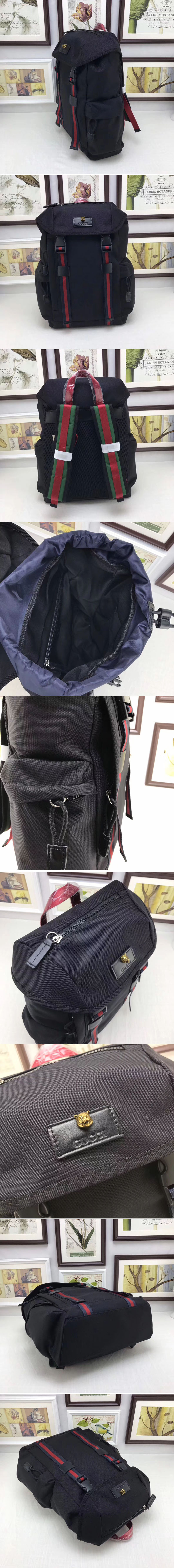 Replica Gucci 429047 Techno Canvas Techpack Backpack Small Bags Black