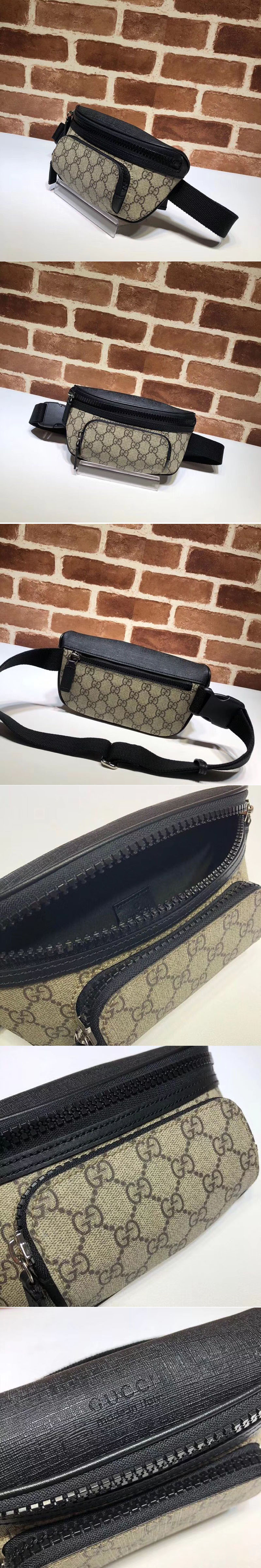 Replica Gucci 450946 Soft GG Supreme belt bag black