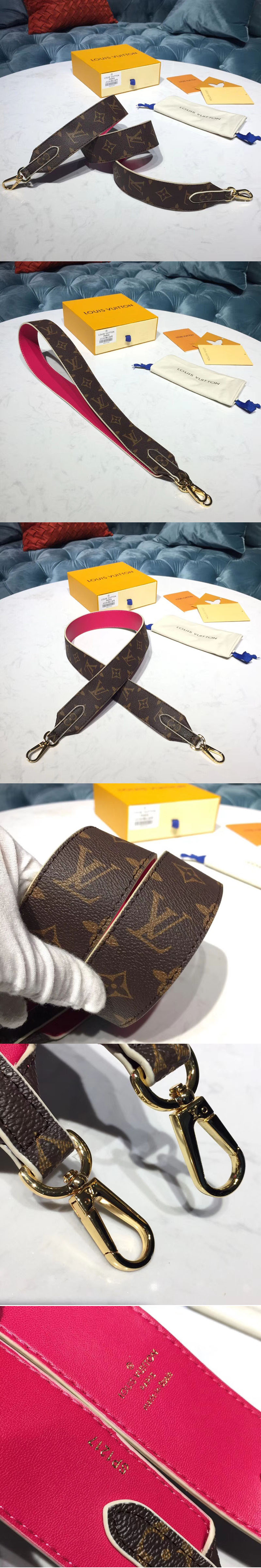 Replica Louis Vuitton J02287 LV Bandouliere Monogram Canvas Red