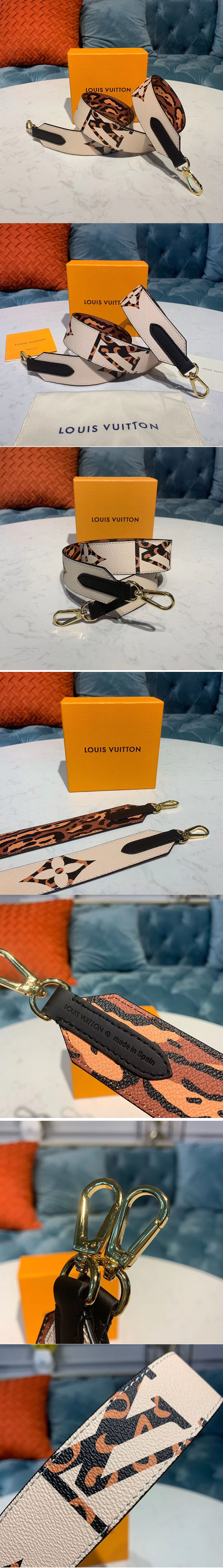 Replica Louis Vuitton J02455 LV Bandouliere Strap Beige Monogram canvas