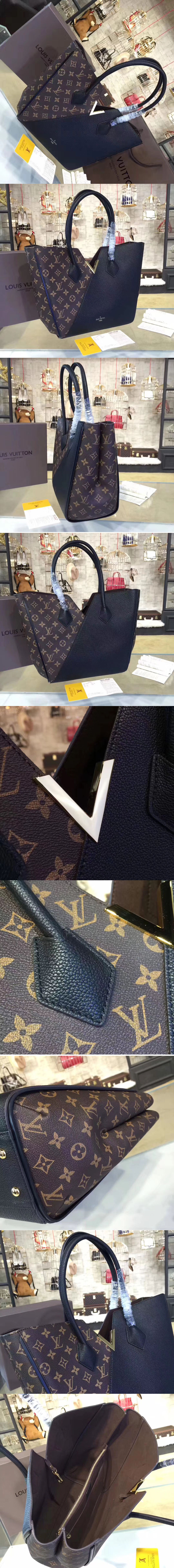 Replica Louis Vuitton M40460 Monogram Canvas Kimono Tote Bag Noir